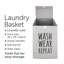 MantraRaj Collapsible Laundry Basket With Handle Laundry Hamper Storage Basket With Lid(Light Grey)