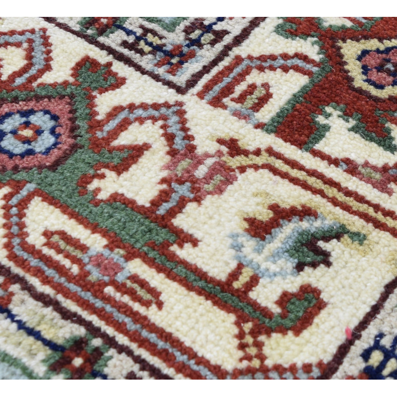 Tapis bleu royal royal Heriz, Rectangle 4pi x 6 pi