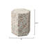 Table d'appoint hexagonale Hepburn