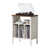 Rustic White/Honey Brown