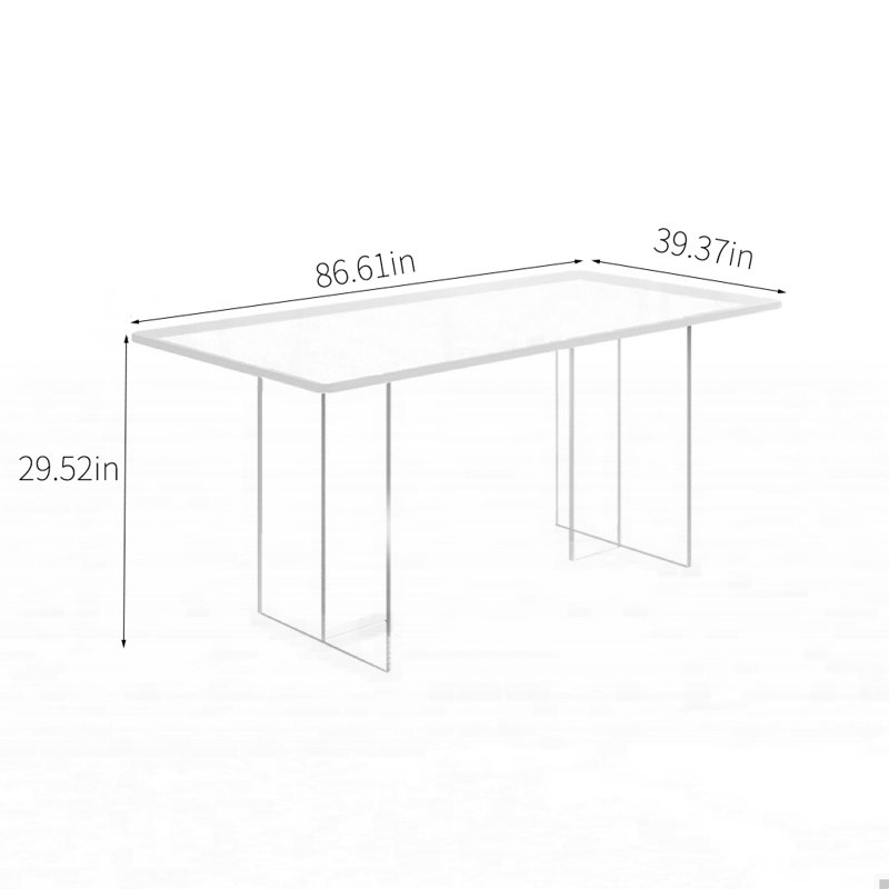 Macclesfield, H 29,52 po x L 86,61 po x l 39,37 po