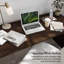 Bureau 72W avec tiroirs en cerisier moka-1001774187