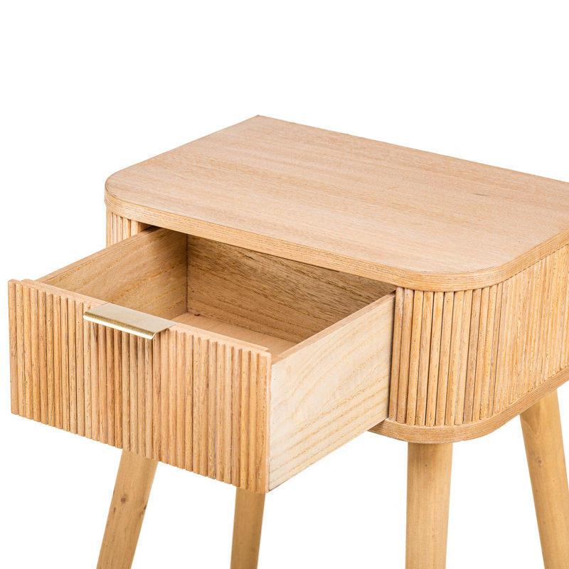 Table de chevet à 1 tiroir Twilley
