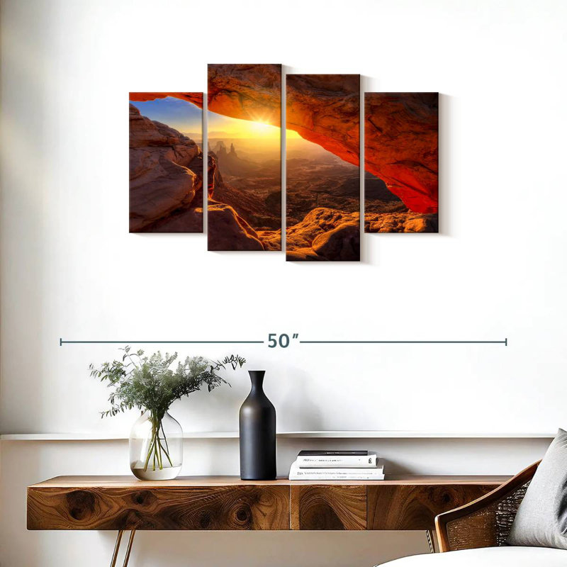 Alvord Moab Arch At Dawn, H 22 po x l 36 po