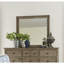 Miroir, aucun assemblage requis, finition gris verger