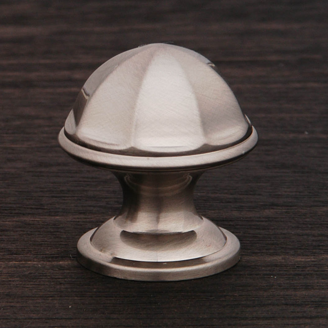 CK Series Contoured Dome Cabinet Knob, Satin Nickel