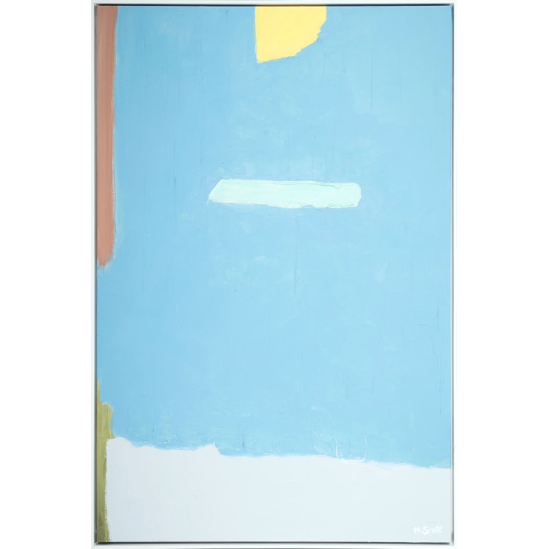 «Shape Study 1» par H. Scott - peinture sur toile à cadre flottant