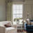 TWOPAGES Unlined Floral Curtain Printed Faux Linen Pinch Pleat Curtain-121643611-118032931