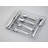 JARA 18/0 Stainless Steel Mirror 42 Pieces Flatware Set with Buffet