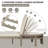 78.15'' Wood Outdoor Chaise Lounge, Patio Recliner With Arched Backrest & 5-position Adjustable Recline, Anti-slip Foot Pads,  For Poolside Backyard Deck Lawn-976377151-976377146