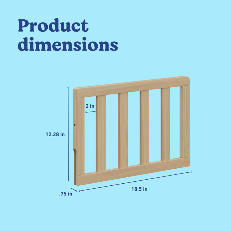 Graco Toddler Bed Rail, Driftwood