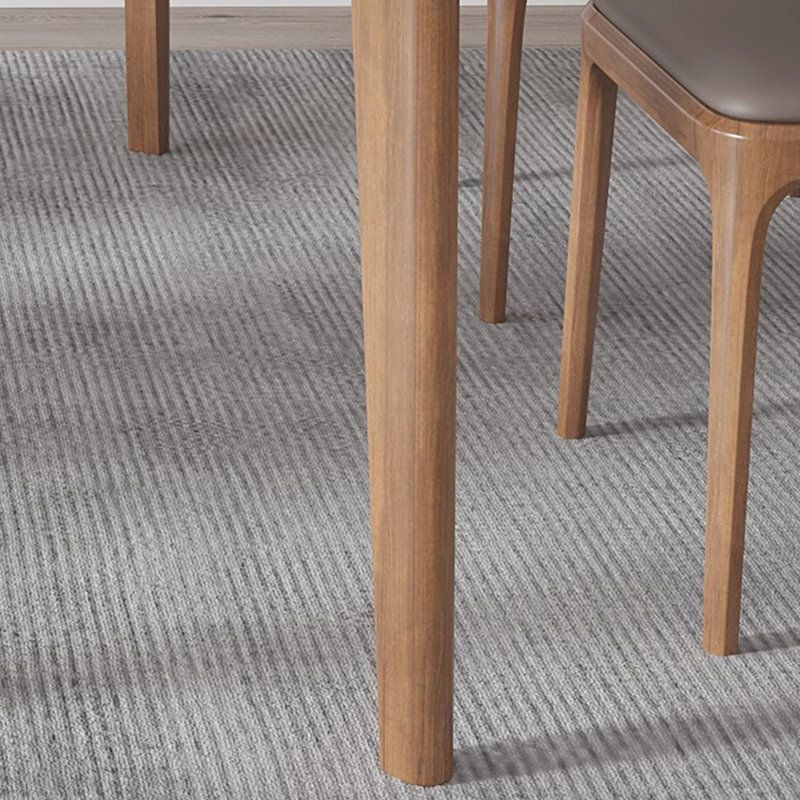 Ensemble de table de salle à manger haut de gamme avec chaises, H 29,52 po x L 55,11 po x l 31,49 po