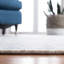 Tapis oriental ivoire en laine / viscose tissé à la main Abry-1186709767
