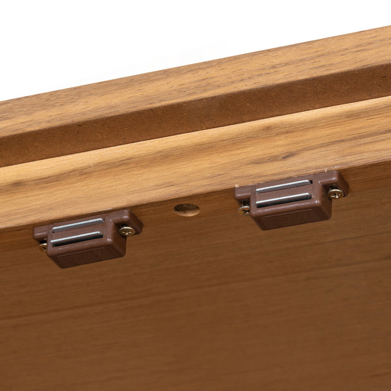 Sophisticated Cabinet With Multiple Storage Functions, Natural