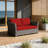 48" X 24" Waterproof Outdoor Loveseat Cushion Set, Patio Furniture Replacement-112071056