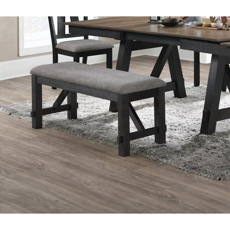 Banc de finition de siège rembourré, Gris anthracite