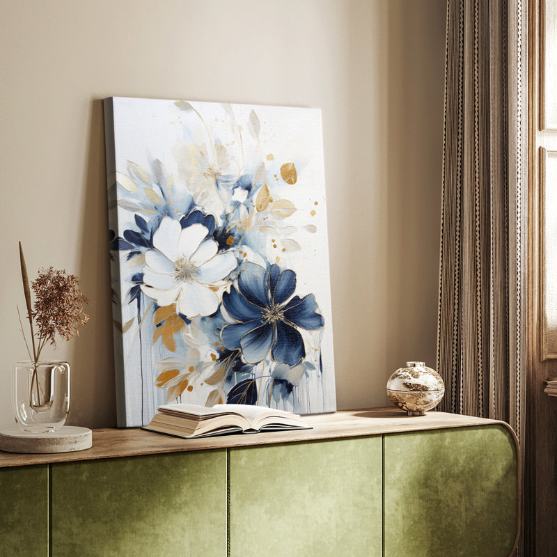FLORAL Series CCLxxv - Galerie Cavas sur mesure, H 36 po x l 24 po