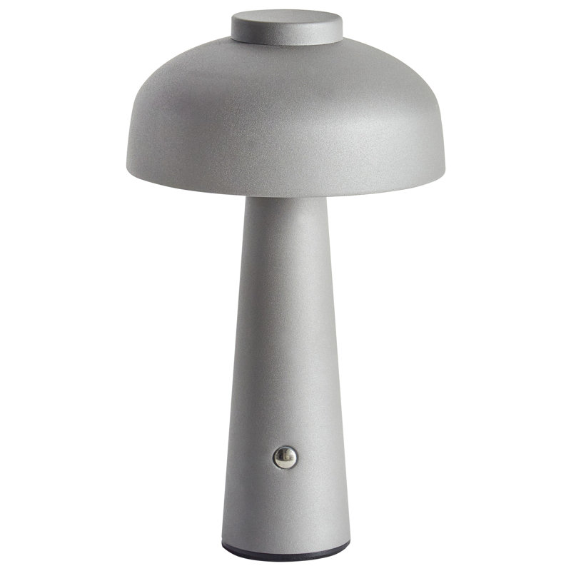 Wireless LED Table Lamp AGUSAN With Dimmer Metal Grey, Grey