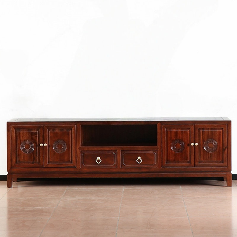 Meuble télé rétro et simple, H 23,62 po x L 78,74 po x l 16,54 po
