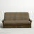Stratford Queen 87" Wide Futon Frame and Mattress with Drawer Set-1756300699