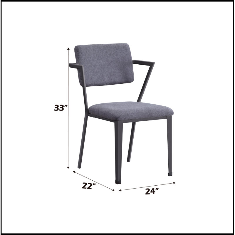 Chaise de bureau Cargo, Gris / bronze