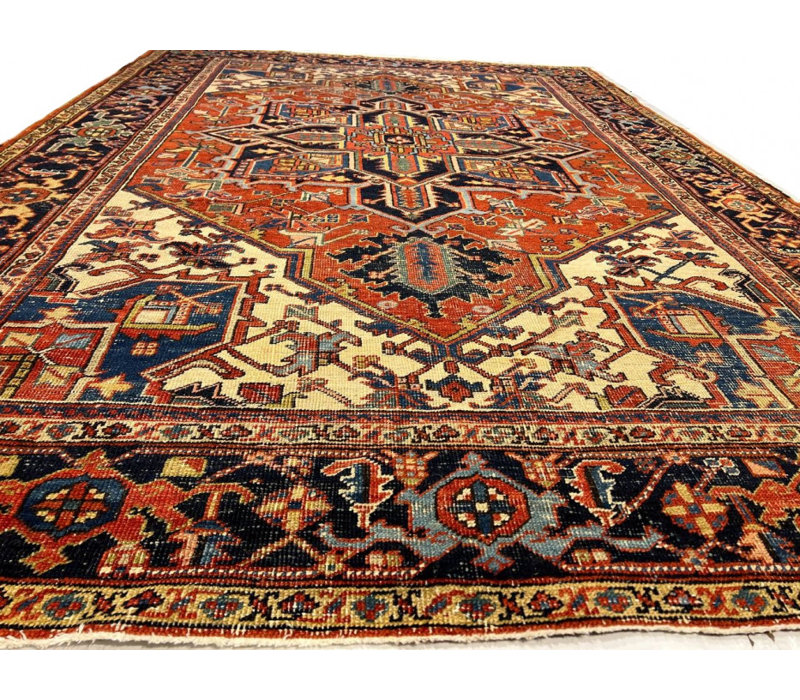Tapis en laine d'agneau rectangulaire unique de 9 pi 04 po x 6 pi 08 po Jeyline