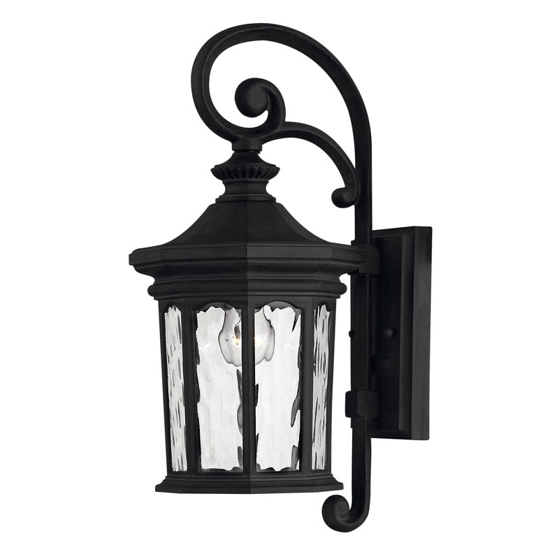 Raley Museum Black 1 - Bulb Outdoor Wall Lantern, Incandescent