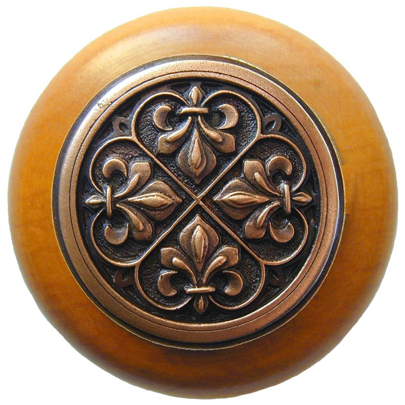 Olde World Mushroom Knob, Antique Copper