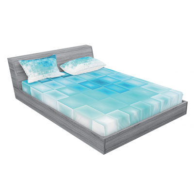 Microfiber Geometric Sheet Set