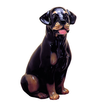 Rottweiler Dog Statue
