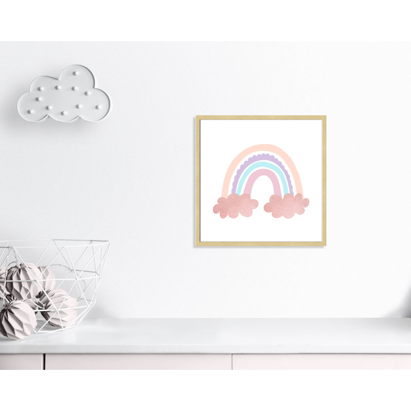 Rainbow Plants & Flowers, Champagne Box Framed, 23.5" H x 23.5" W x 1.19" D