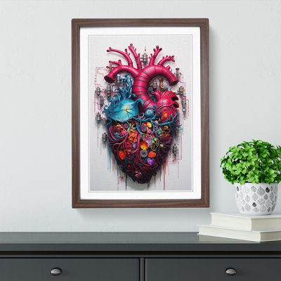 Love HeArt Informel - Framed Print