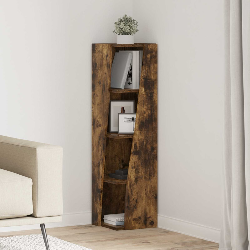 Engineered Wood Standard Accent Cabinet, Smoked Oak