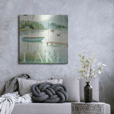 Lakeside II' by Daphne Brissonet, Metal Wall Art, 36"x36"