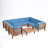 Acacia 8 - Person Modular Patio Conversation Set with Cushions-1261251749