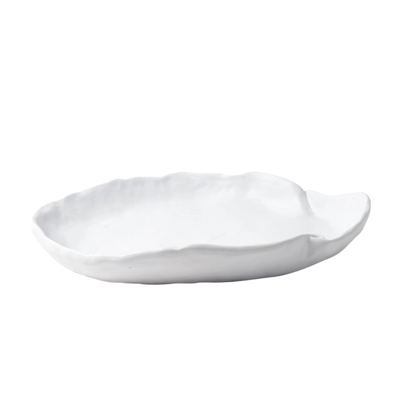 Matte White Ceramic Decorative Table Bowl