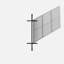 Screen Series Black Plastic Arrow Pattern Screen