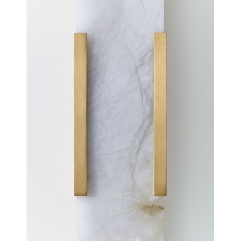 Kelly Wearstler Melange Elongated Sconce, Antique-Burnished Brass