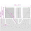50 cm H x 1000 cm W Steel Fencing Kits Fencing