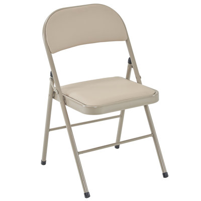 Elegant Foldable Steel Chairs For Convention & Exhibition,Light Khaki