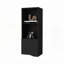 Armoire murale noire avec une porte-1426138897