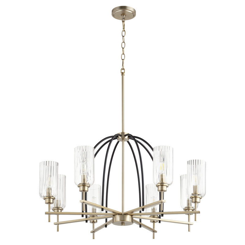 Lustree 8 lumières façon bougie classique Sebbie
