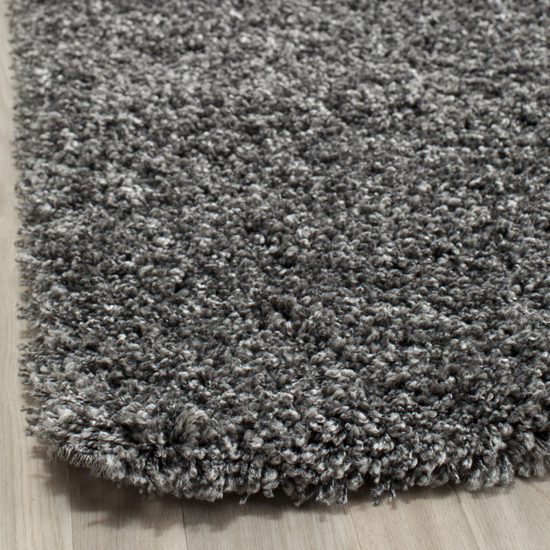Delane Dark Gray Area Rug, Rectangle 6'7" x 9'6"