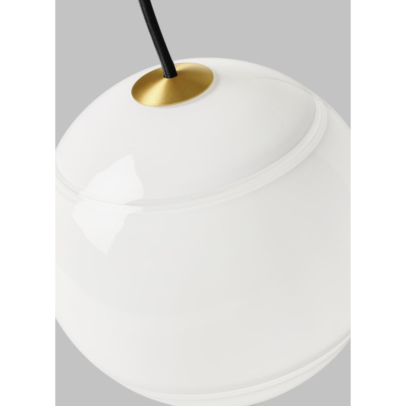 Sedona 1 - Light Pendant, Aged Brass, White, Yes