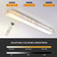 Chrismasc Tranae 1 - Light 100cm Dimmable Rectangle Crystal LED Flush Mount