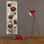 «Simple Red Floral II» par Silvia Vassileva, art mural sur toile-1211227469