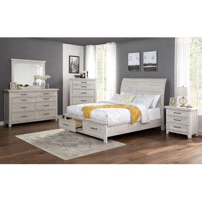 Amasa Solid Wood Piece Bedroom Set