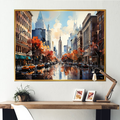 Autumn New York City breeze - New York Canvas Art