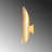 Modern Gold Wall Lamp, 15.7 x 5.1 x 15.7 inches | Durable Iron Body, E14 Socket (Max 40W) | Elegant Design for Home, Hotel & Glam Spaces | IP20 Rated | Perfect for Contemporary Décor & Ambient Lighting