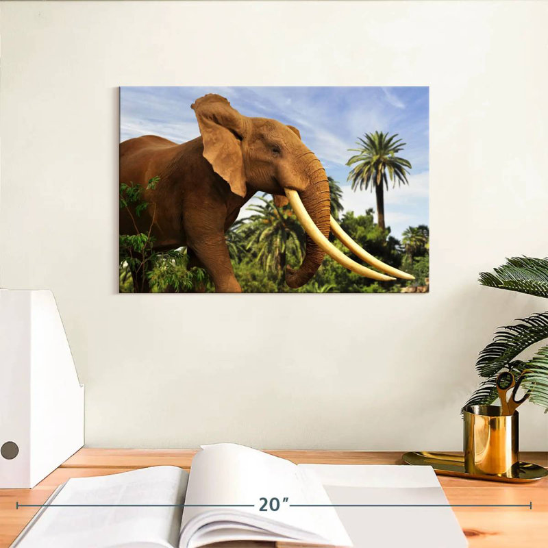 Brampt Prime Elephant, 8" H x 12" W